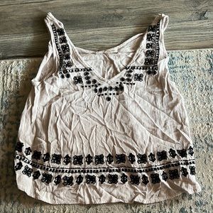 Laced tank top